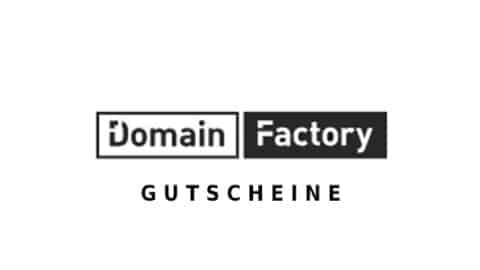 domainfactory Gutschein Logo Seite