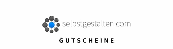 selbstgestalten.com Gutschein Logo Oben