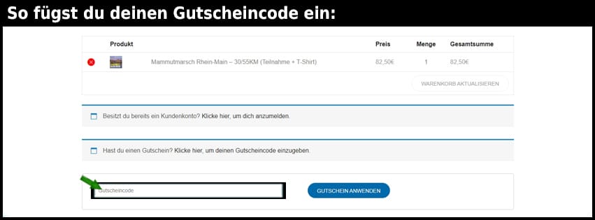 mammutmarsch Gutschein einfuegen und sparen schwarz