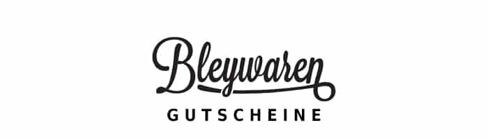 bleywaren Gutschein Logo Oben