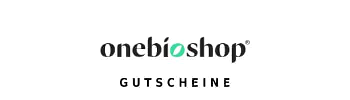 onebioshop Gutschein Logo Oben