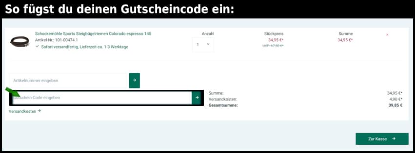 schockemoehle Gutschein einfuegen und sparen schwarz