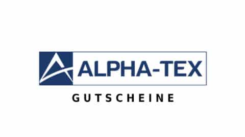 alpha-tex Gutschein Logo Seite