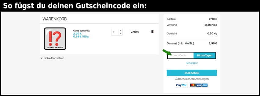 barfme Gutschein einfuegen und sparen schwarz