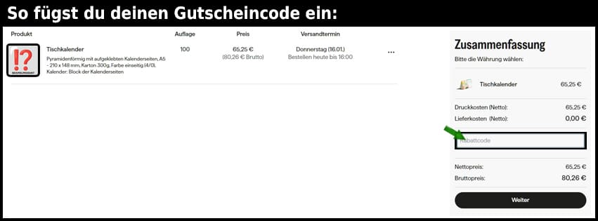 chroma Gutschein einfuegen und sparen schwarz